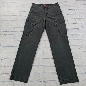 Levis XX Cargo Taper Pants Men 28x32 Washed Black Utility Streetwear Workwear